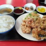 日岡の「中華料理 光華園」で食べた「鶏天定食」