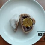 栗が1個丸ごと入った麦こがし饅頭「城山月うさぎ」